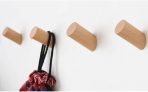 Wooden wall hooks
